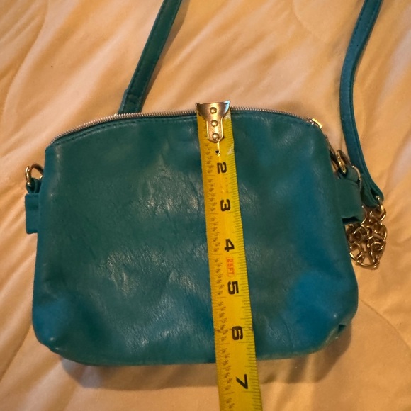 Stylish  turquoise Blue Crossbody Bag - Picture 3 of 4